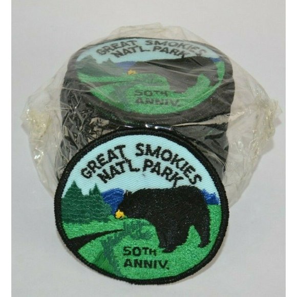 Vintage Other - Vintage 1984 Lot of 20 Great Smoky Mountains Patches 50th anniversary NOS
